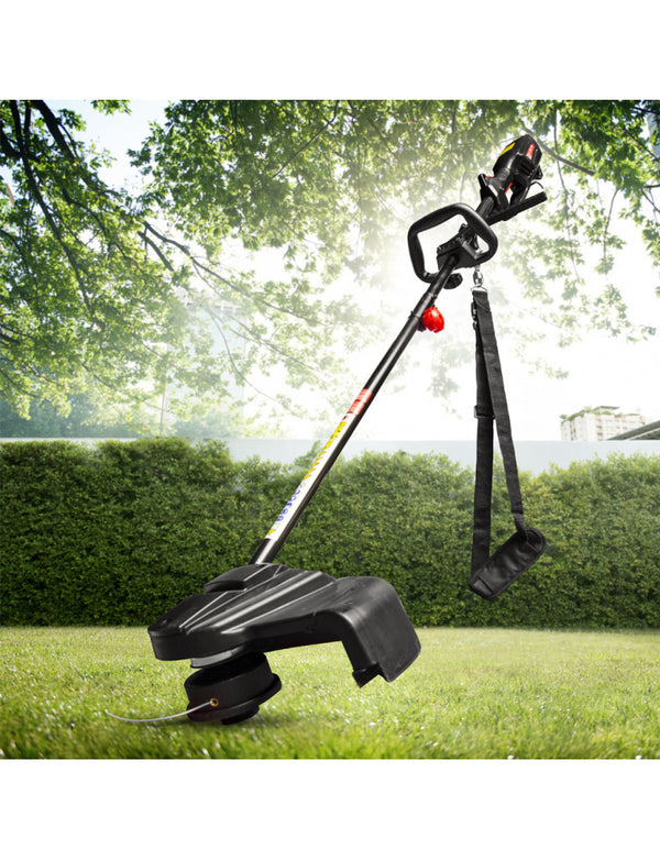 Electric Brush Cutter 1200W with Spool and 3-Tooth Blade