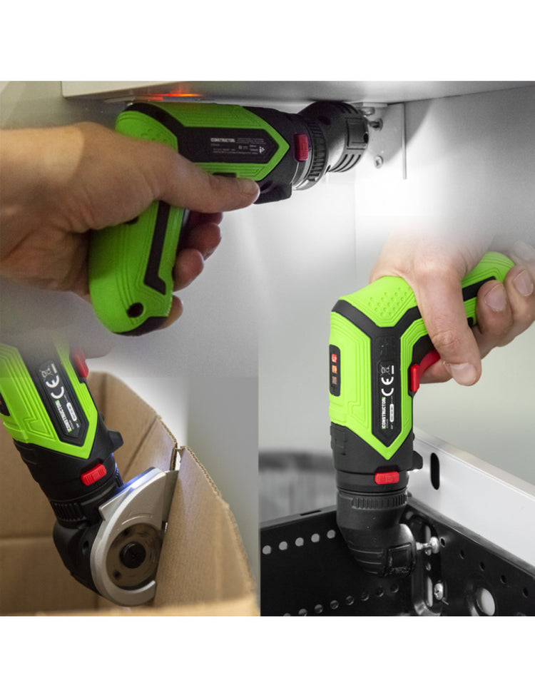 Tournevis rechargeable 4V lithium – 1500 mAh, 4 Nm, coffret 31 accesso ...