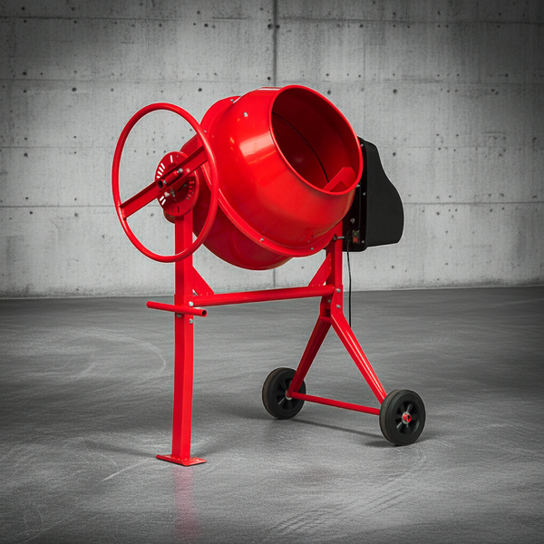 Betonmolen 160 L 650 W – versterkt stalen frame – op wielen