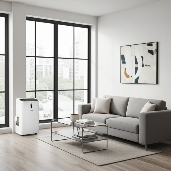 Climatiseur mobile 16000 BTU (4,7 kW) – Télécommande, déshumidification & minuterie 24h