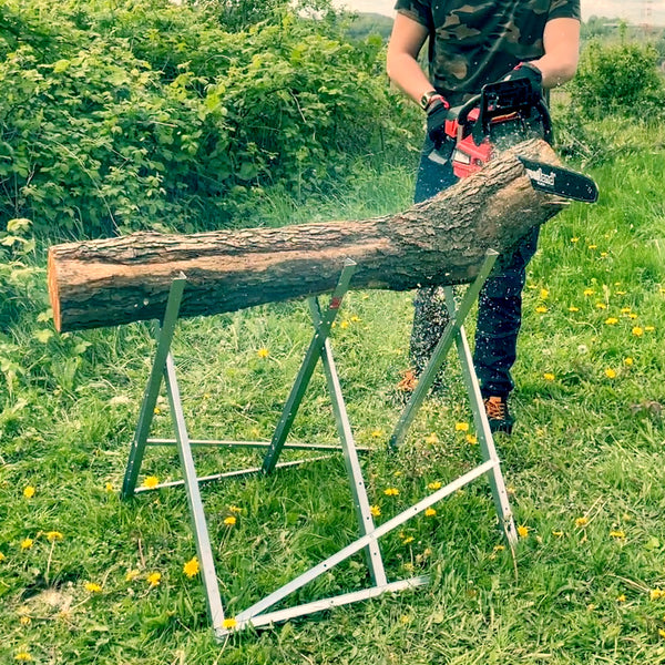 Tréteau pour bûches - largeur 80cm - max 150 kg