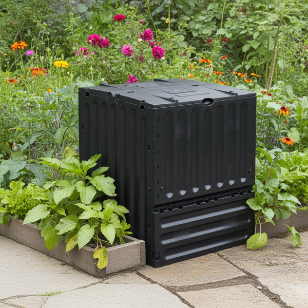 Composteur Domestique 600L – Montage Facile, Grande Capacité