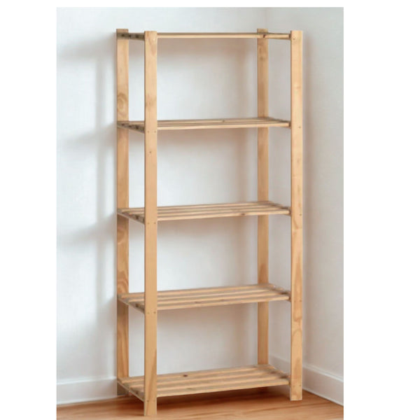 Étagère en bois  – 5 tablettes – 175×80×40 cm - charge maximale 125 kg