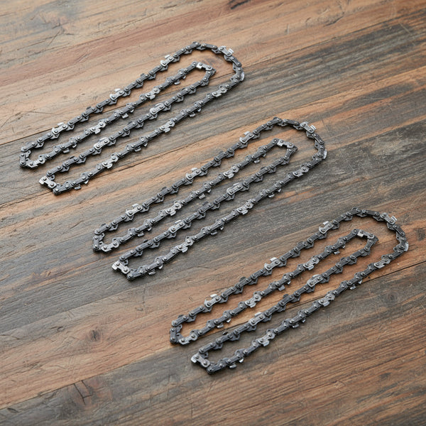 Set of 3 chainsaw chains 76 links – compatible with CHESTER and other models