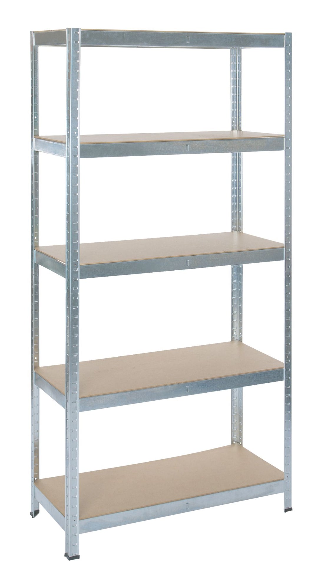 Chestor Rack Metal rack MDF/GALVA – 180×90×40 cm – 5 shelves – Easy boltless assemb ...
