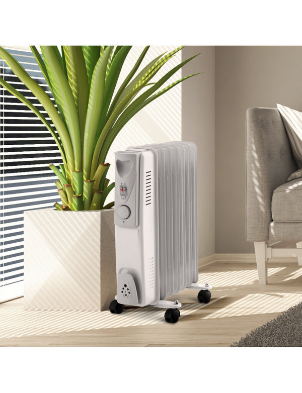 RADIATEUR BAIN D'HUILE 1500W 7 ÉLÉMENTS - WARMTECH