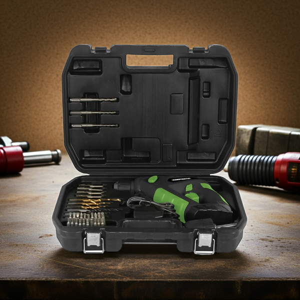 Perceuse visseuse marteau perforateur 3 en 1 – 14,4V – Batterie lithium – Mandrin SDS universel