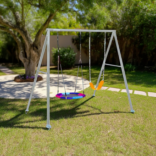 Dreamade Balançoire Hexagonal 84X94Cm Enfant Avec Hauteur Réglable 100-160 Cm Balançoire Nid D Dreamade Balançoire Hexagonal 84X94Cm Enfant Avec Hauteur Réglable 100-160 Cm Balançoire Nid D