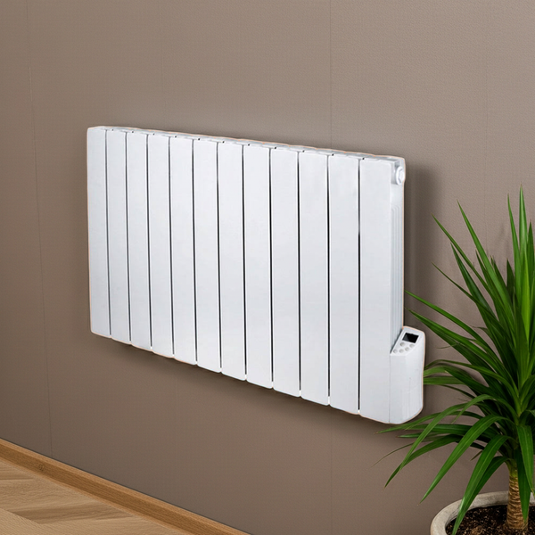 Radiateur à inertie fluide 2000W – LCD, 7 jours, 12 éléments & IP24