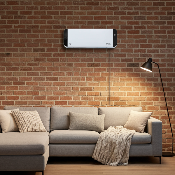 Radiateur céramique mural 2000W  – Télécommande & oscillation