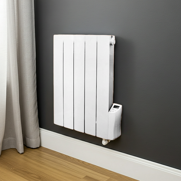 Radiateur à inertie fluide 900W – LCD, 7 jours, 5 éléments & IP24