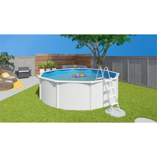 Piscine hors-sol SAPHIR Ø4,85 x H1,20 m – 18 m³ –  Acier galvanisé