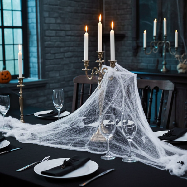Halloween Spider Webs – Set of 3 Spooky Decorations 16 × 16 × 31.5 cm