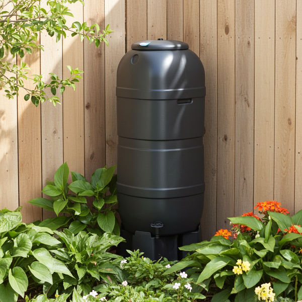 Tonneau récupérateur d’eau de pluie 100 L– Accessoires inclus