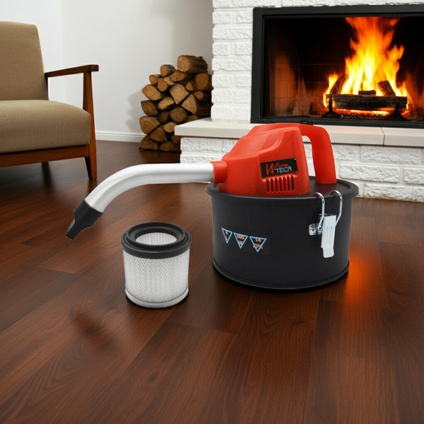 Vide-cendres 600W 4L – filtre HEPA, embout métallique & forte aspiration