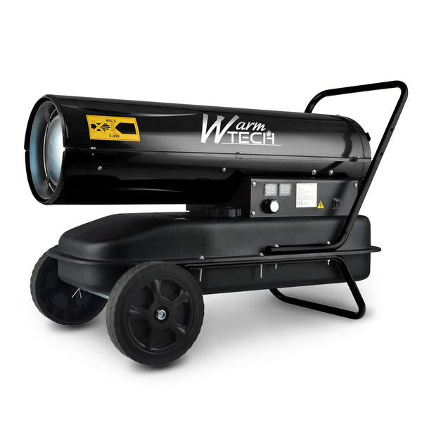 Canon à chaleur diesel 30KW – avec thermostat & roues