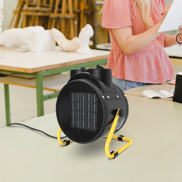 Chauffage d’atelier électrique 3000W avec thermostat – compact & portable