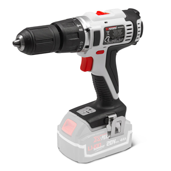 Perceuse visseuse à percussion 20V – mandrin 13 mm – sans batterie – X-Performer