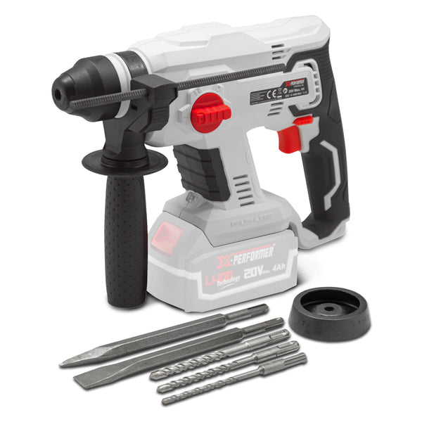Marteau perforateur sans fil 20V avec moteur à induction –  sans batterie –  X-Performer