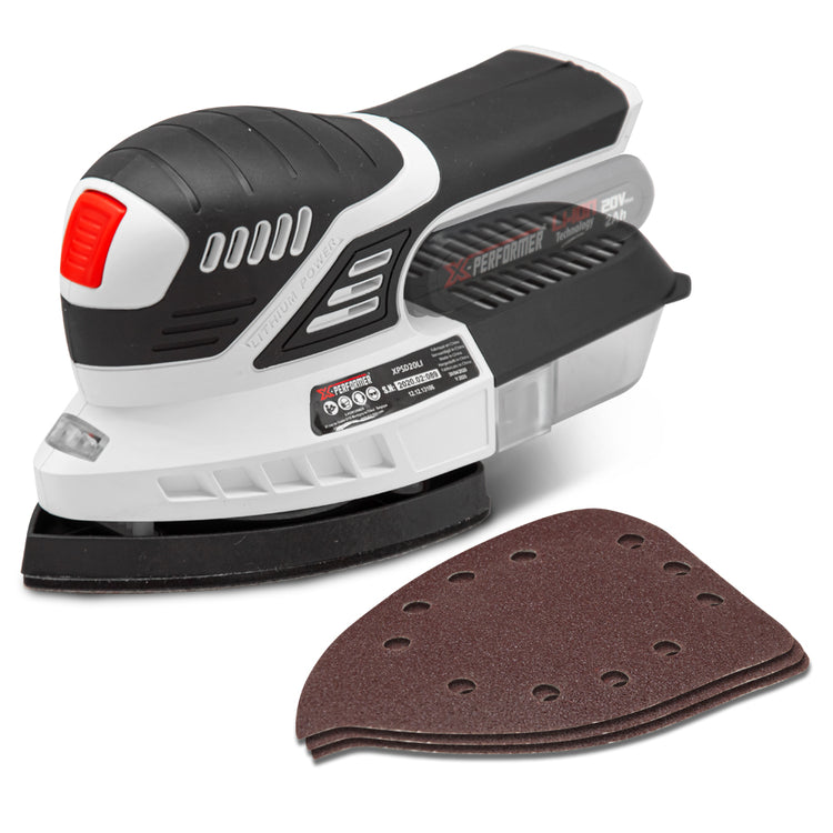 Triangular Sander Cordless triangular sander X-Performer 20V – 20,200 oscillations/min ...