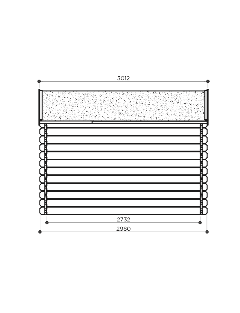 Robinson Garden Shed 3.88x2.98 m – Double Door, Certified Wood ...